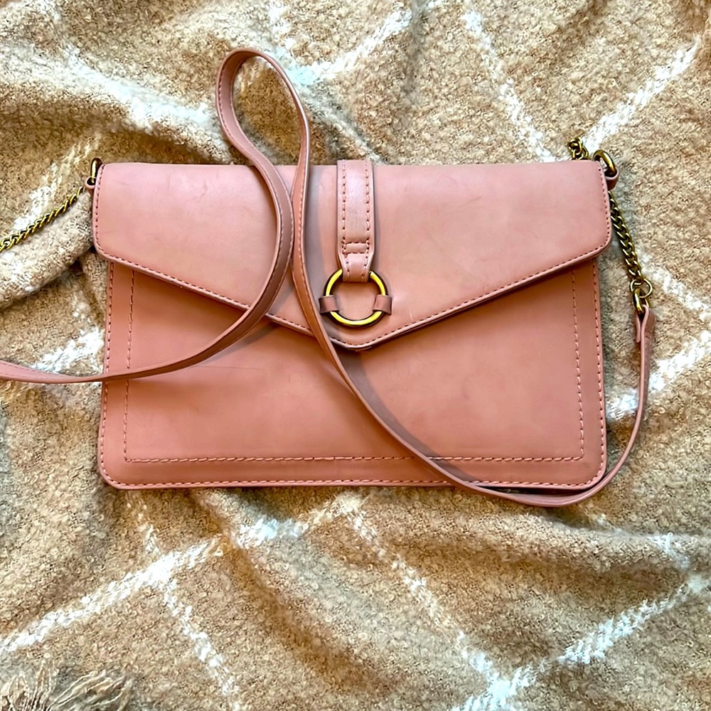 Blush crossbody purse